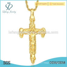 China cheap price jewelry gold plated stainless steel necklace pendant for men